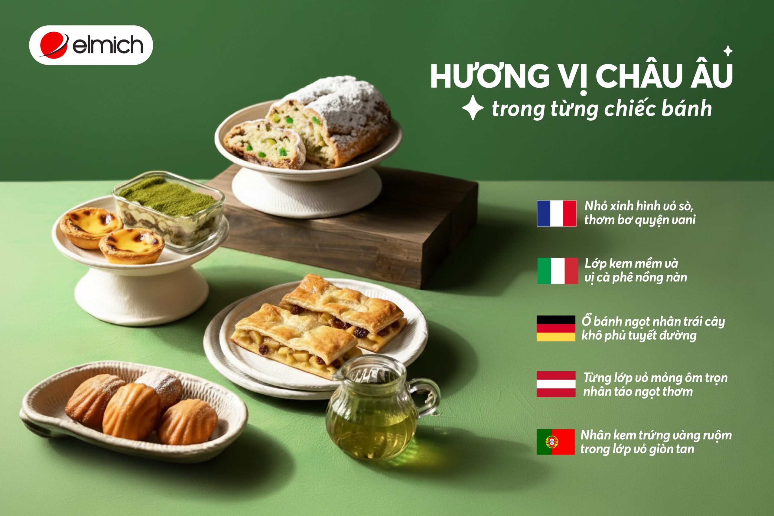Khi mỗi chiếc bánh là một lát cắt của văn hóa Châu Âu