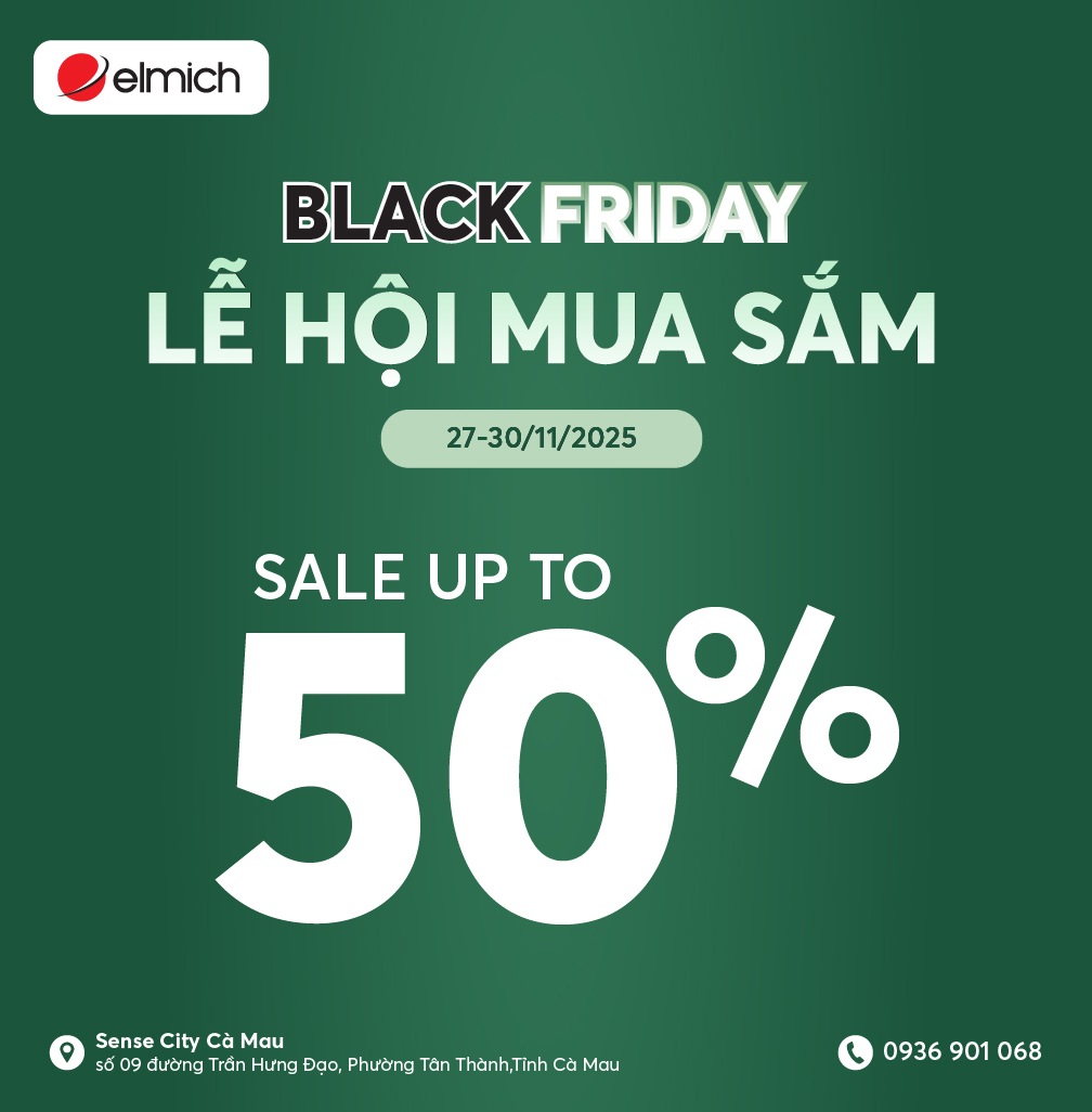 Ctkm Elmich Day LỄ HỘi Mua SẮm DỊp Black Friday 10