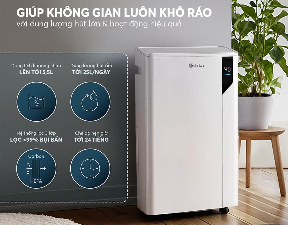 Máy hút ẩm hiện đại