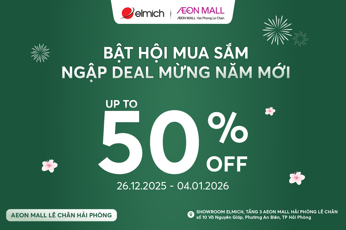 [ELMICH x AEON MALL HẢI PHÒNG LÊ CHÂN] BẬT HỘI MUA SẮM – NGẬP DEAL MỪNG NĂM MỚI