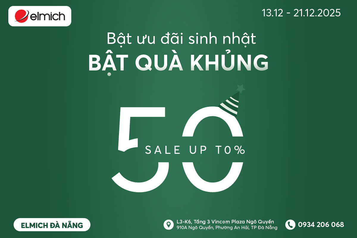 [SINH NHẬT ELMICH VINCOM ĐÀ NẴNG] BẬT ƯU ĐÃI SINH NHẬT – BẬT QUÀ KHỦNG THÁNG 12