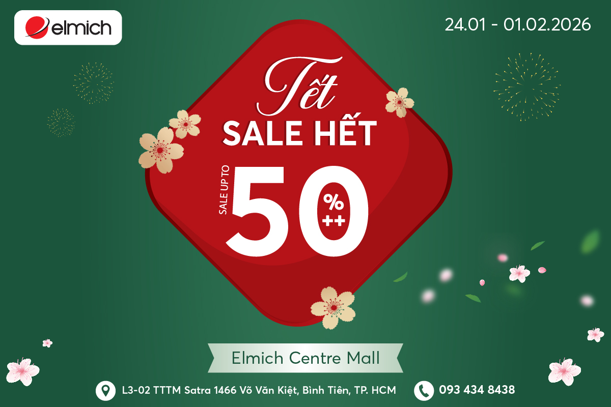 [ELMICH x CENTRE MALL] LỄ HỘI MUA SẮM CUỐI NĂM – TẾT SALE HẾT!