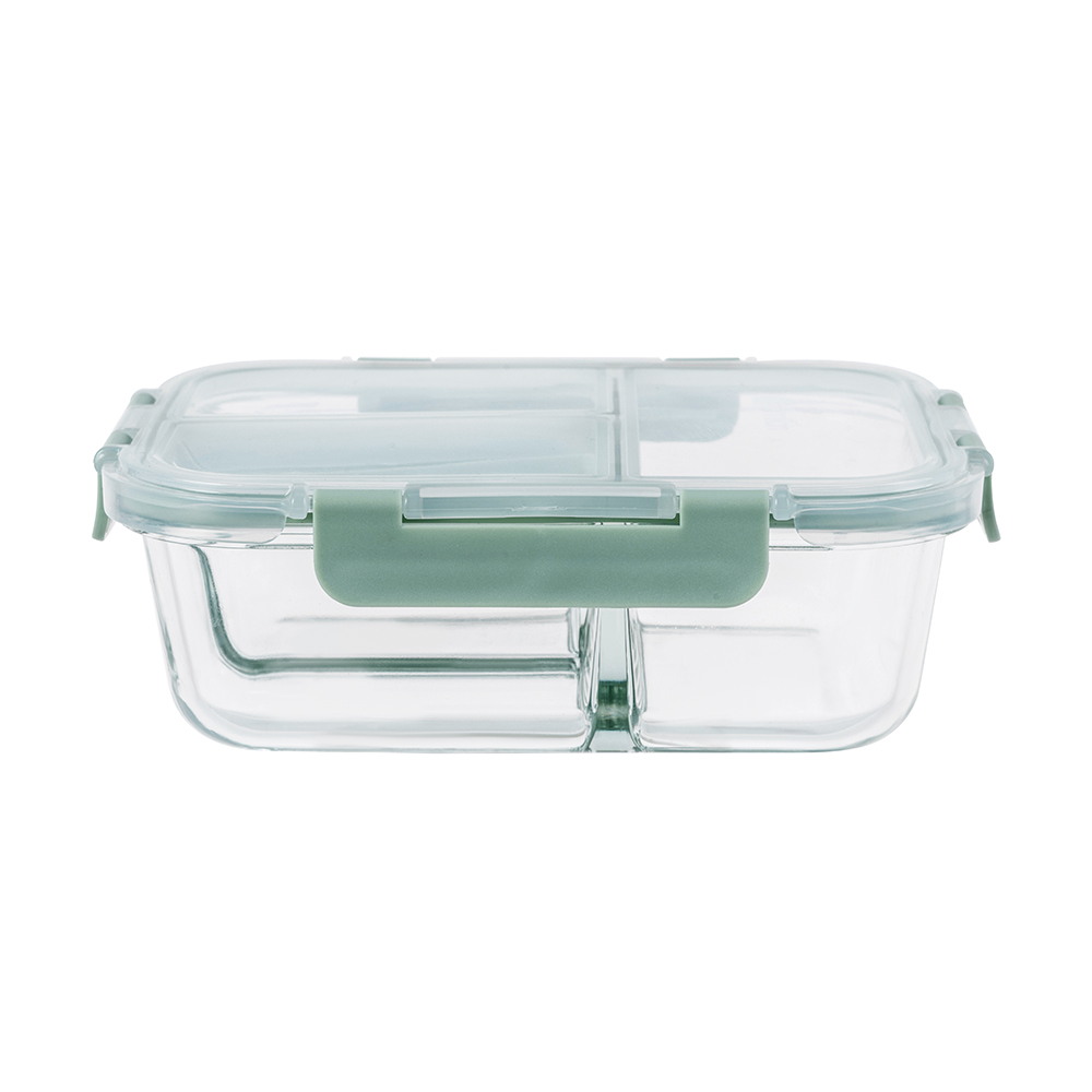 Hộp cơm thủy tinh 3 ngăn Elmich EL1450 dung tích 910ml