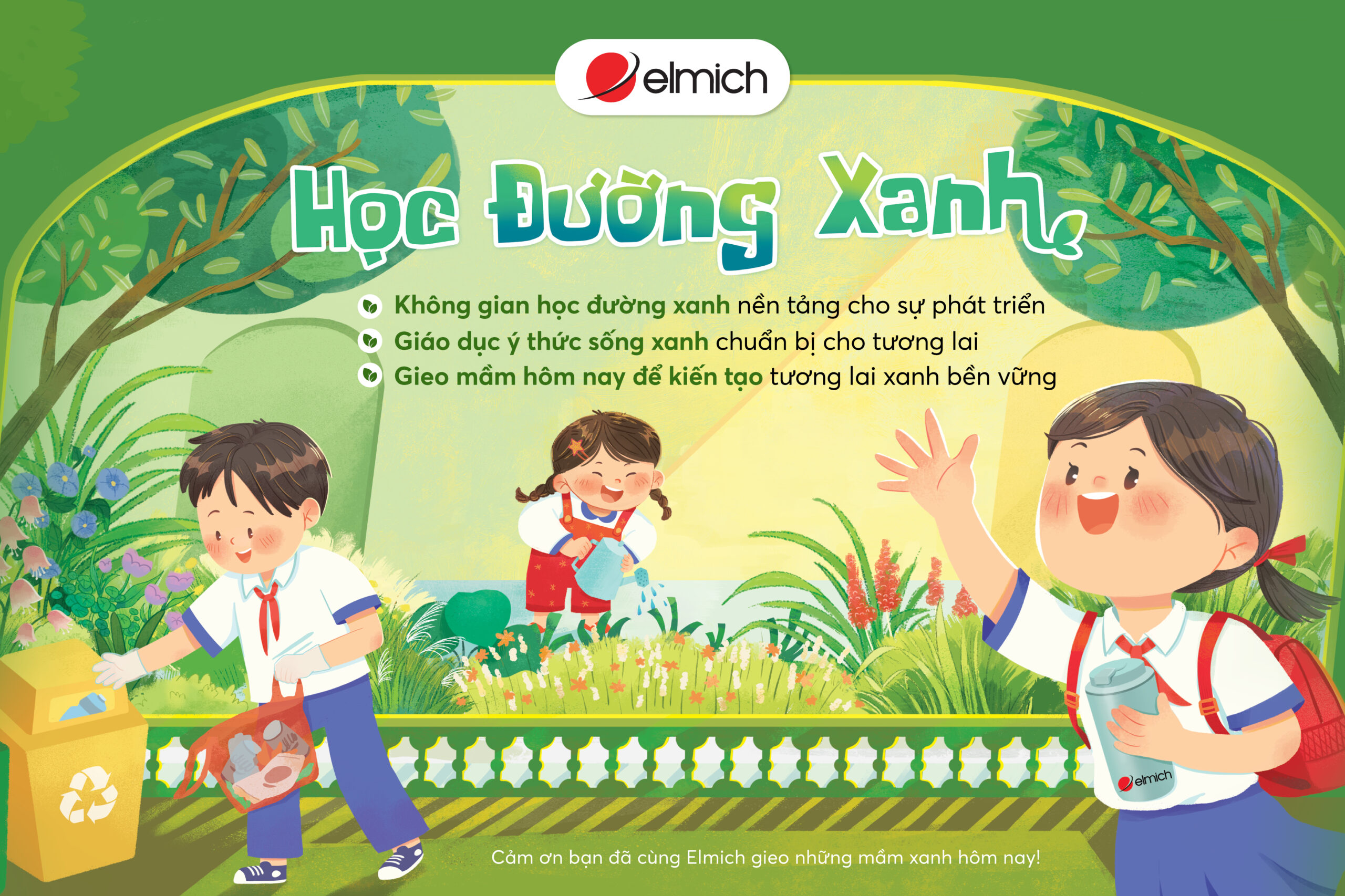 Elmich – Học đường xanh – Gieo mầm tương lai