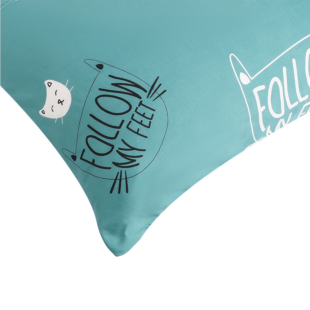 Combo 02 vỏ gối họa tiết in hoa cao cấp – Green