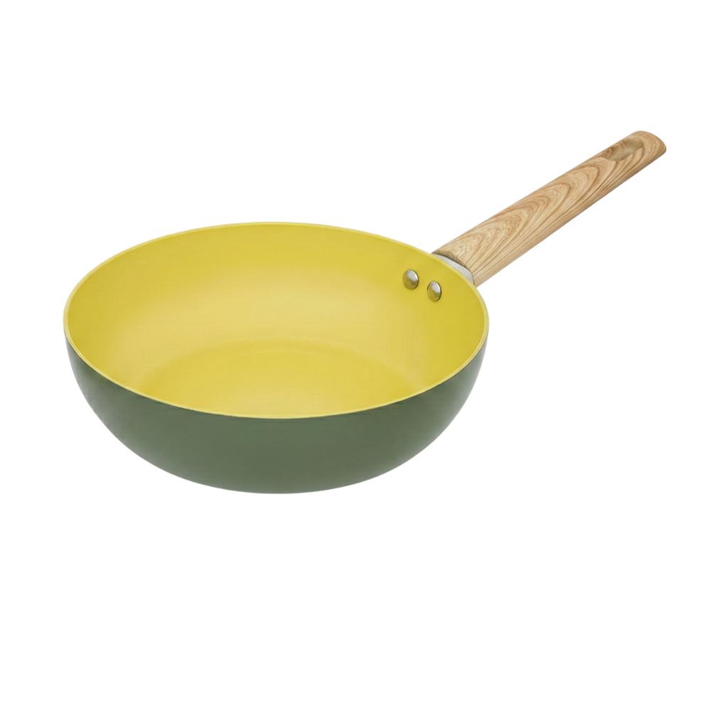 Chảo nhôm sâu chống dính đáy từ 24cm Elmich Olive Classic EL-5978OV24