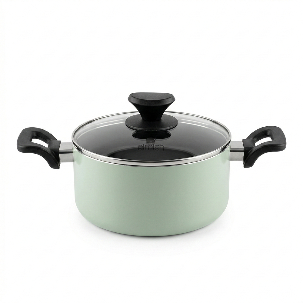 Bộ nồi chảo chống dính Elmich EL-5212MN size 16,20 chảo 24cm