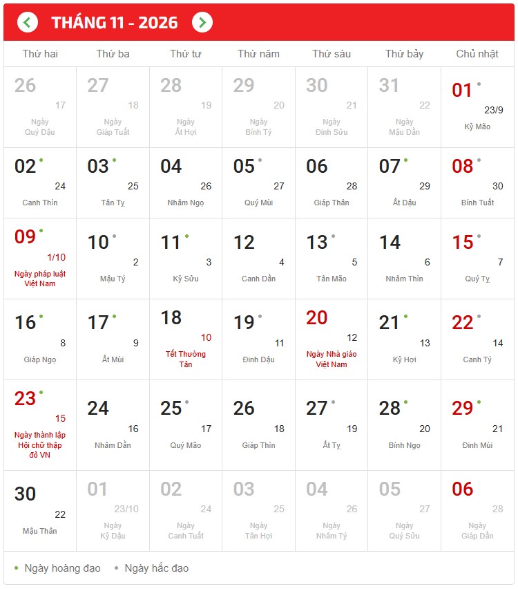 Thang 11 2026