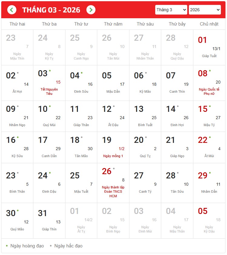 Thang 3 2026