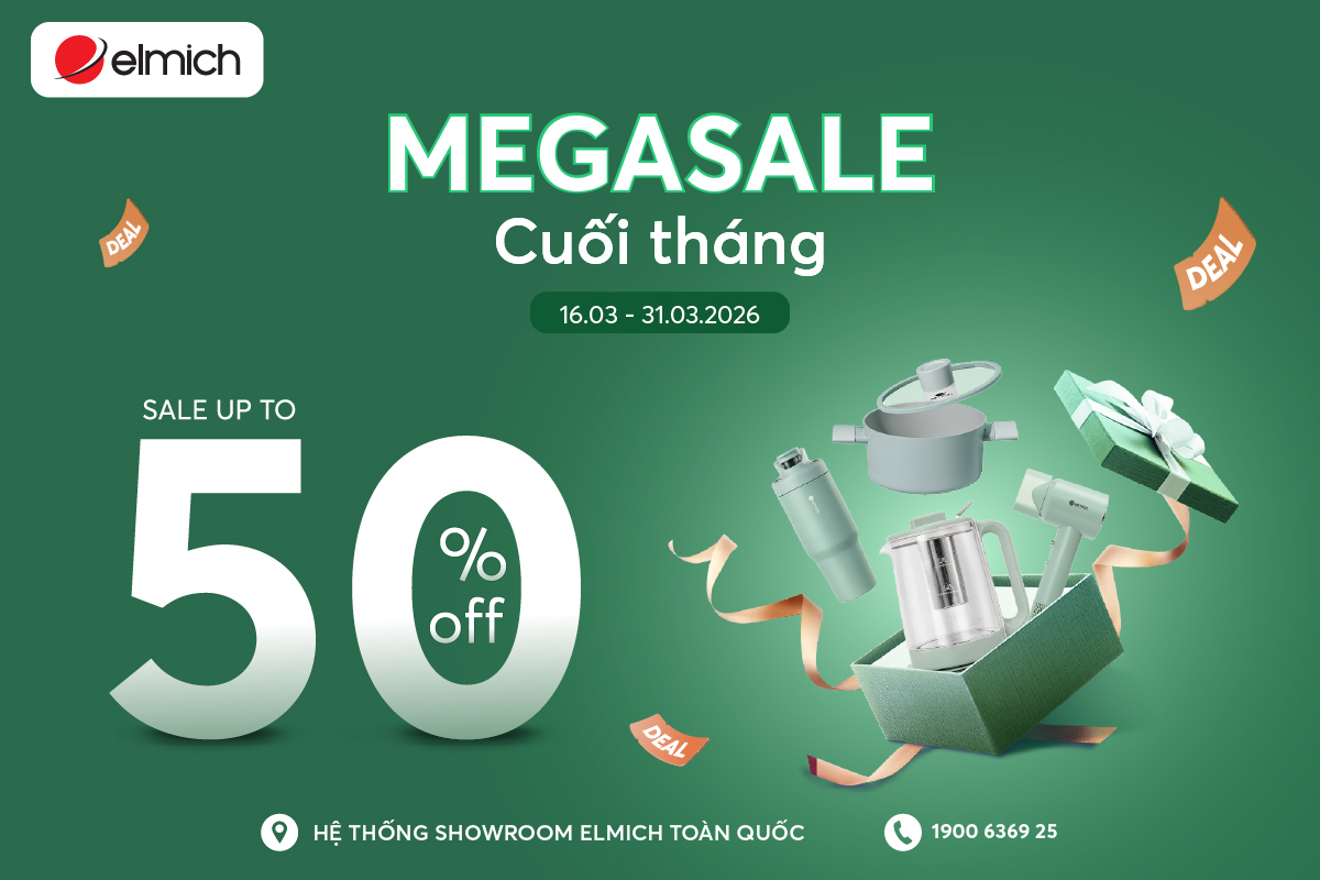 [MEGASALE CUỐI THÁNG TẠI ELMICH] DEAL XỊN, CHỐT ĐƠN LỚN!