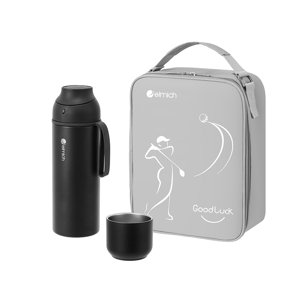 Bộ bình giữ nhiệt thể thao Elmich EL8389BK kèm túi