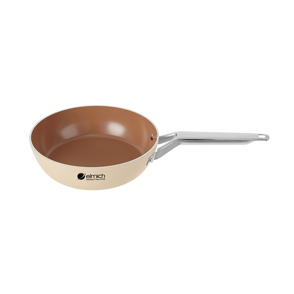 Chảo chống dính Ceramic Elmich Plus Mocha